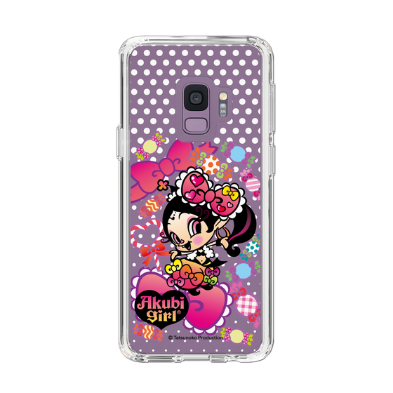 スリムプロテクションケース［ アクビガール - キャンディーリボン ］