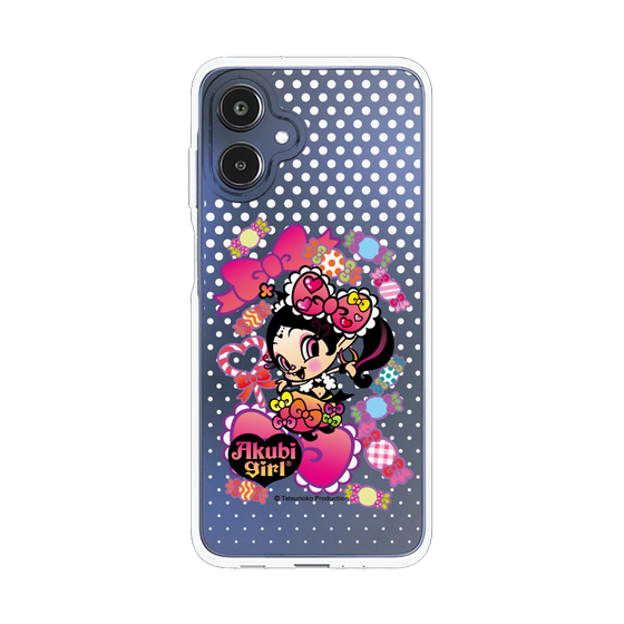 スリムプロテクションケース［ アクビガール - キャンディーリボン ］