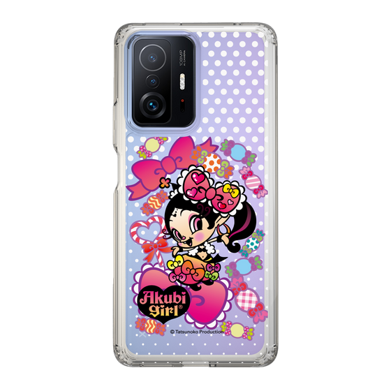 スリムプロテクションケース［ アクビガール - キャンディーリボン ］