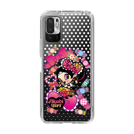 スリムプロテクションケース［ アクビガール - キャンディーリボン ］
