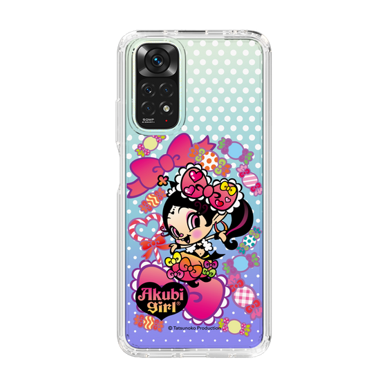 スリムプロテクションケース［ アクビガール - キャンディーリボン ］