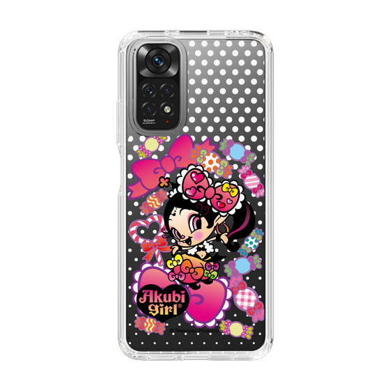 スリムプロテクションケース［ アクビガール - キャンディーリボン ］