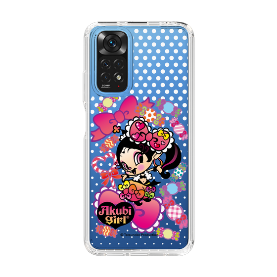 スリムプロテクションケース［ アクビガール - キャンディーリボン ］