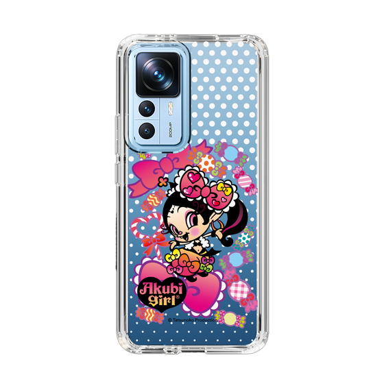 スリムプロテクションケース［ アクビガール - キャンディーリボン ］