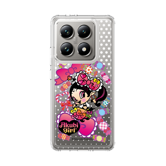 スリムプロテクションケース［ アクビガール - キャンディーリボン ］