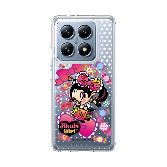 スリムプロテクションケース［ アクビガール - キャンディーリボン ］