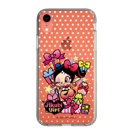 スリムプロテクションケース［ アクビガール - プレゼントリボン ］