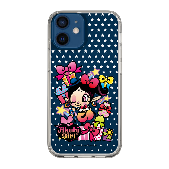 スリムプロテクションケース［ アクビガール - プレゼントリボン ］