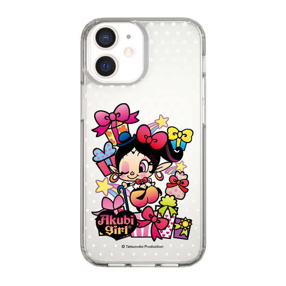 スリムプロテクションケース［ アクビガール - プレゼントリボン ］