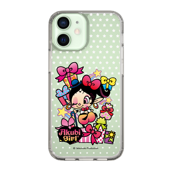 スリムプロテクションケース［ アクビガール - プレゼントリボン ］