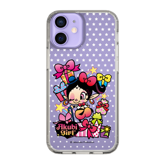 スリムプロテクションケース［ アクビガール - プレゼントリボン ］