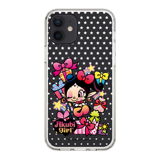 スリムプロテクションケース［ アクビガール - プレゼントリボン ］