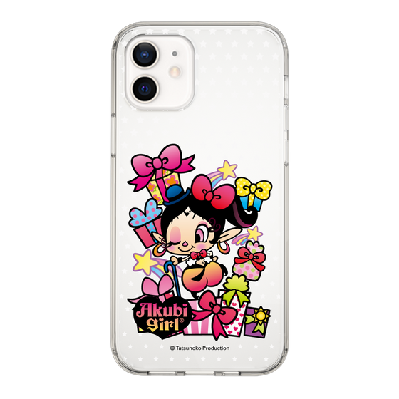 スリムプロテクションケース［ アクビガール - プレゼントリボン ］