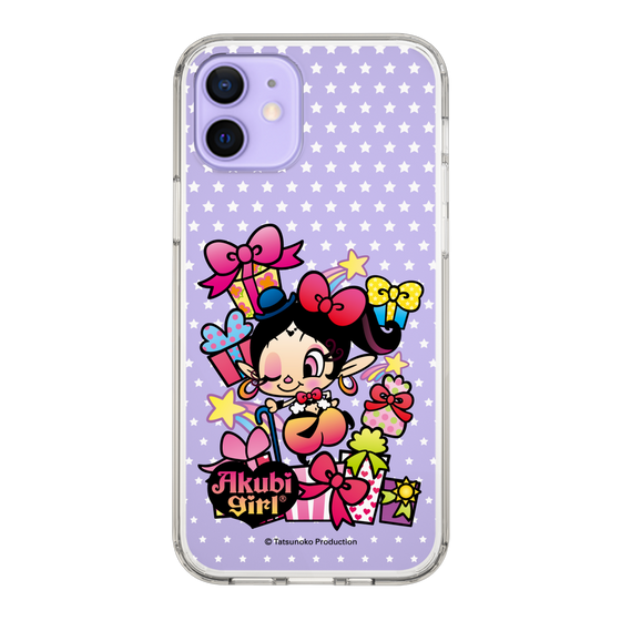 スリムプロテクションケース［ アクビガール - プレゼントリボン ］
