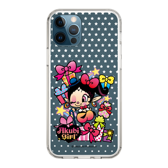 スリムプロテクションケース［ アクビガール - プレゼントリボン ］