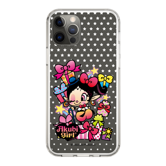 スリムプロテクションケース［ アクビガール - プレゼントリボン ］