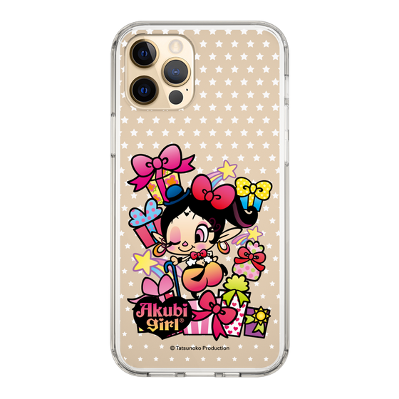スリムプロテクションケース［ アクビガール - プレゼントリボン ］
