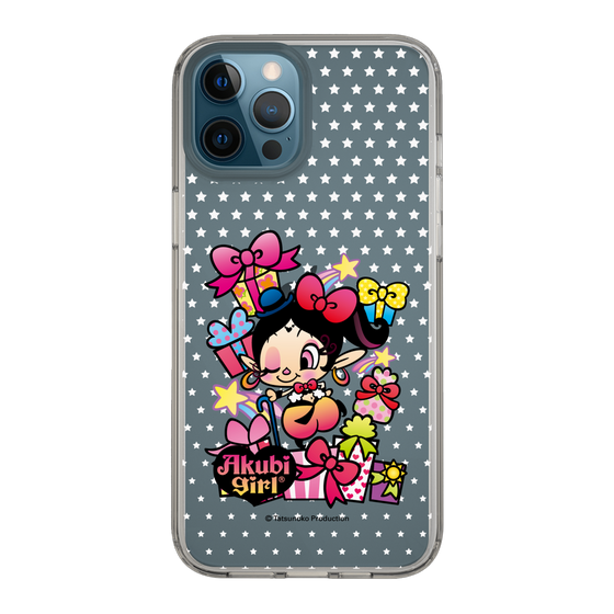 スリムプロテクションケース［ アクビガール - プレゼントリボン ］