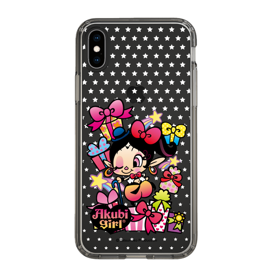 スリムプロテクションケース［ アクビガール - プレゼントリボン ］