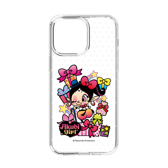 スリムプロテクションケース［ アクビガール - プレゼントリボン ］