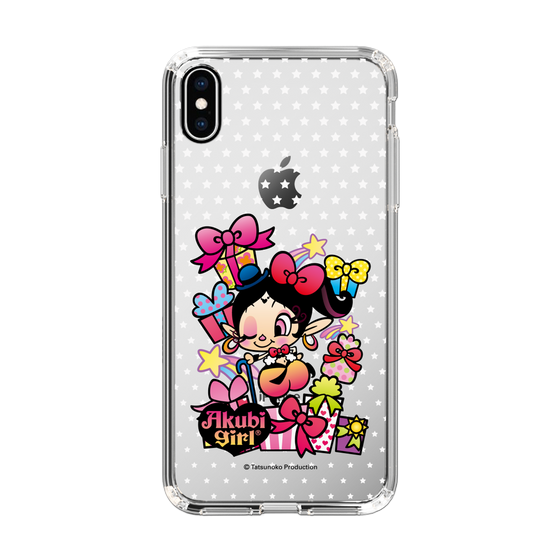 スリムプロテクションケース［ アクビガール - プレゼントリボン ］