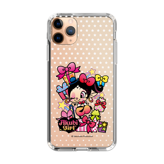 スリムプロテクションケース［ アクビガール - プレゼントリボン ］