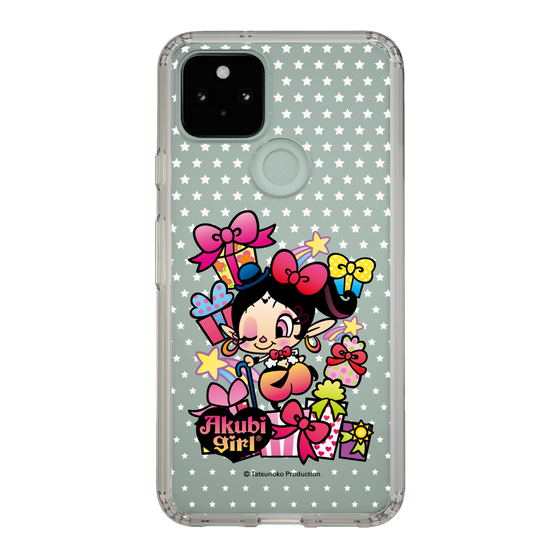スリムプロテクションケース［ アクビガール - プレゼントリボン ］