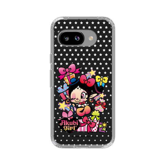 スリムプロテクションケース［ アクビガール - プレゼントリボン ］