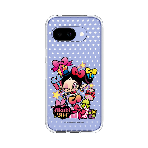 スリムプロテクションケース［ アクビガール - プレゼントリボン ］
