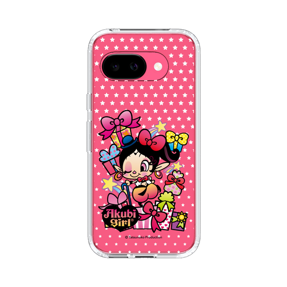 スリムプロテクションケース［ アクビガール - プレゼントリボン ］