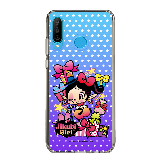 スリムプロテクションケース［ アクビガール - プレゼントリボン ］