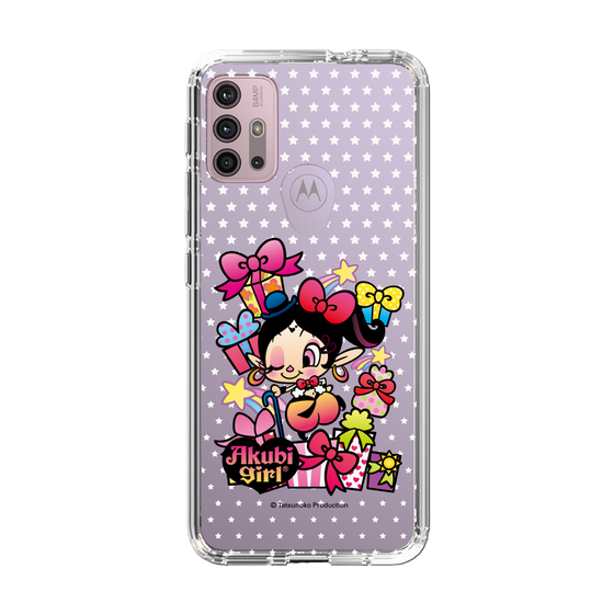 スリムプロテクションケース［ アクビガール - プレゼントリボン ］