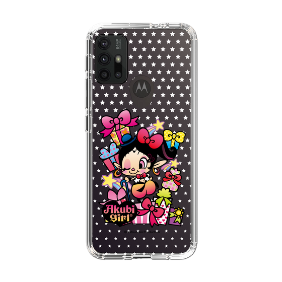 スリムプロテクションケース［ アクビガール - プレゼントリボン ］