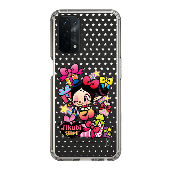 スリムプロテクションケース［ アクビガール - プレゼントリボン ］
