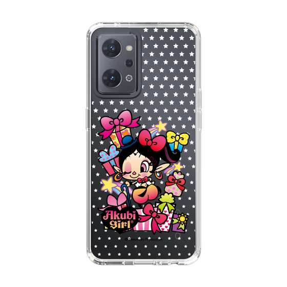 スリムプロテクションケース［ アクビガール - プレゼントリボン ］
