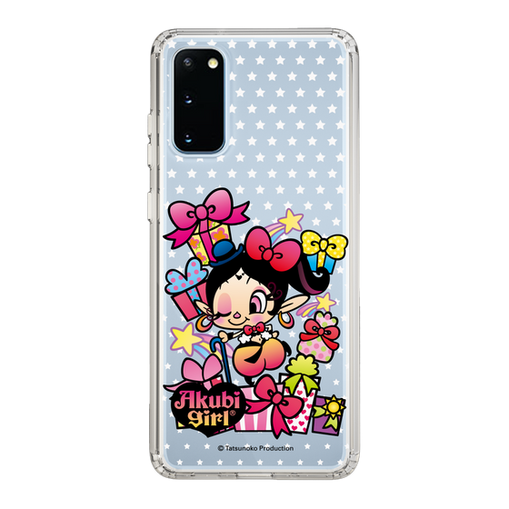 スリムプロテクションケース［ アクビガール - プレゼントリボン ］