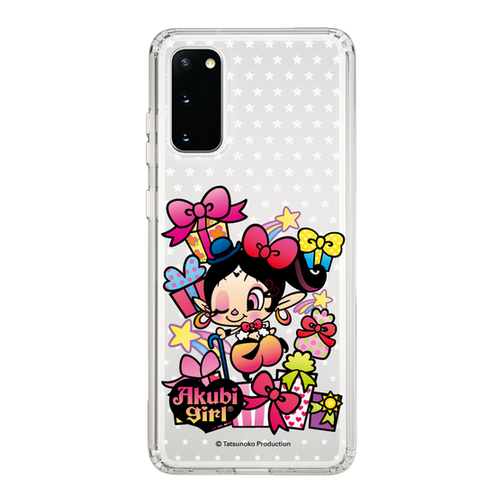 スリムプロテクションケース［ アクビガール - プレゼントリボン ］