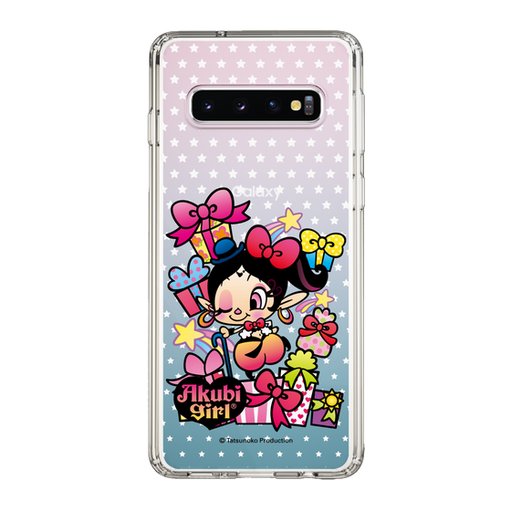 スリムプロテクションケース［ アクビガール - プレゼントリボン ］