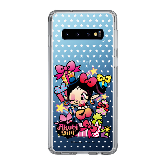 スリムプロテクションケース［ アクビガール - プレゼントリボン ］