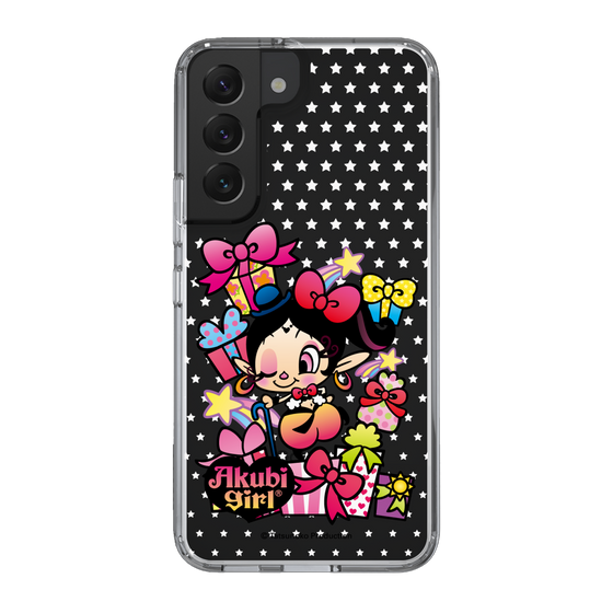 スリムプロテクションケース［ アクビガール - プレゼントリボン ］