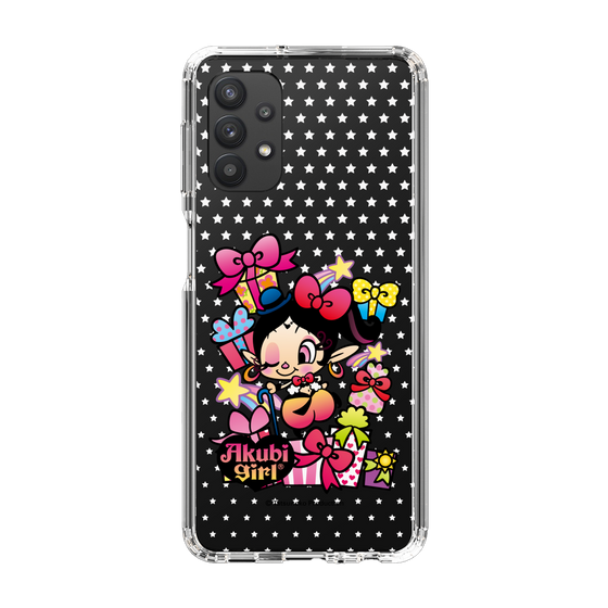 スリムプロテクションケース［ アクビガール - プレゼントリボン ］