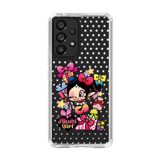 スリムプロテクションケース［ アクビガール - プレゼントリボン ］