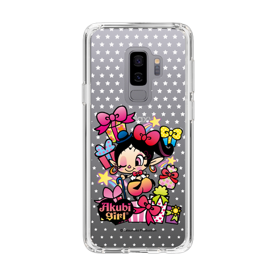 スリムプロテクションケース［ アクビガール - プレゼントリボン ］