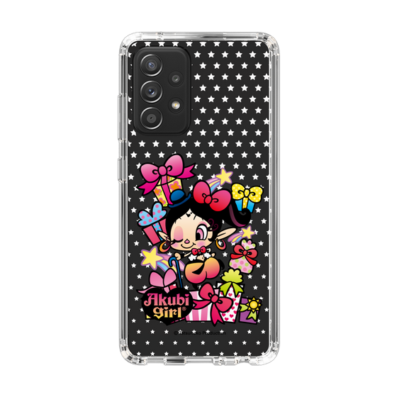 スリムプロテクションケース［ アクビガール - プレゼントリボン ］