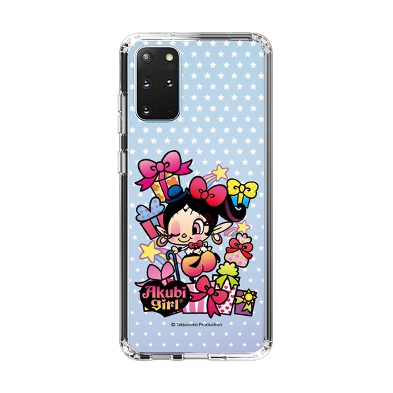 スリムプロテクションケース［ アクビガール - プレゼントリボン ］