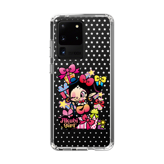 スリムプロテクションケース［ アクビガール - プレゼントリボン ］