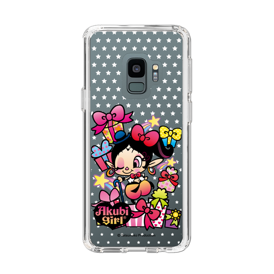 スリムプロテクションケース［ アクビガール - プレゼントリボン ］