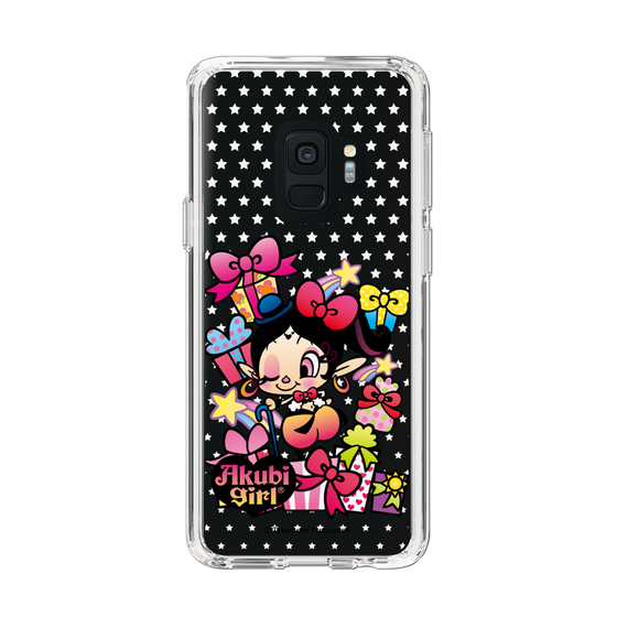 スリムプロテクションケース［ アクビガール - プレゼントリボン ］