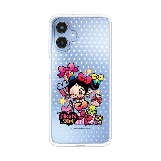 スリムプロテクションケース［ アクビガール - プレゼントリボン ］
