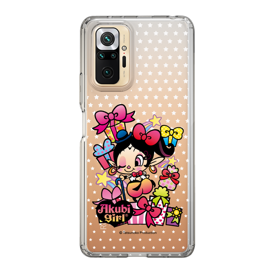 スリムプロテクションケース［ アクビガール - プレゼントリボン ］